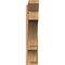 Ekena Millwork Balboa Slat Smooth Outlooker, Western Red Cedar, 7 1/2"W x 38"D x 38"H OUT08X38X38BOA06SWR - alternate 4